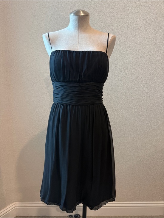 London Times Dresses & Skirts - London Times Black Spaghetti-Strap Mini Dress